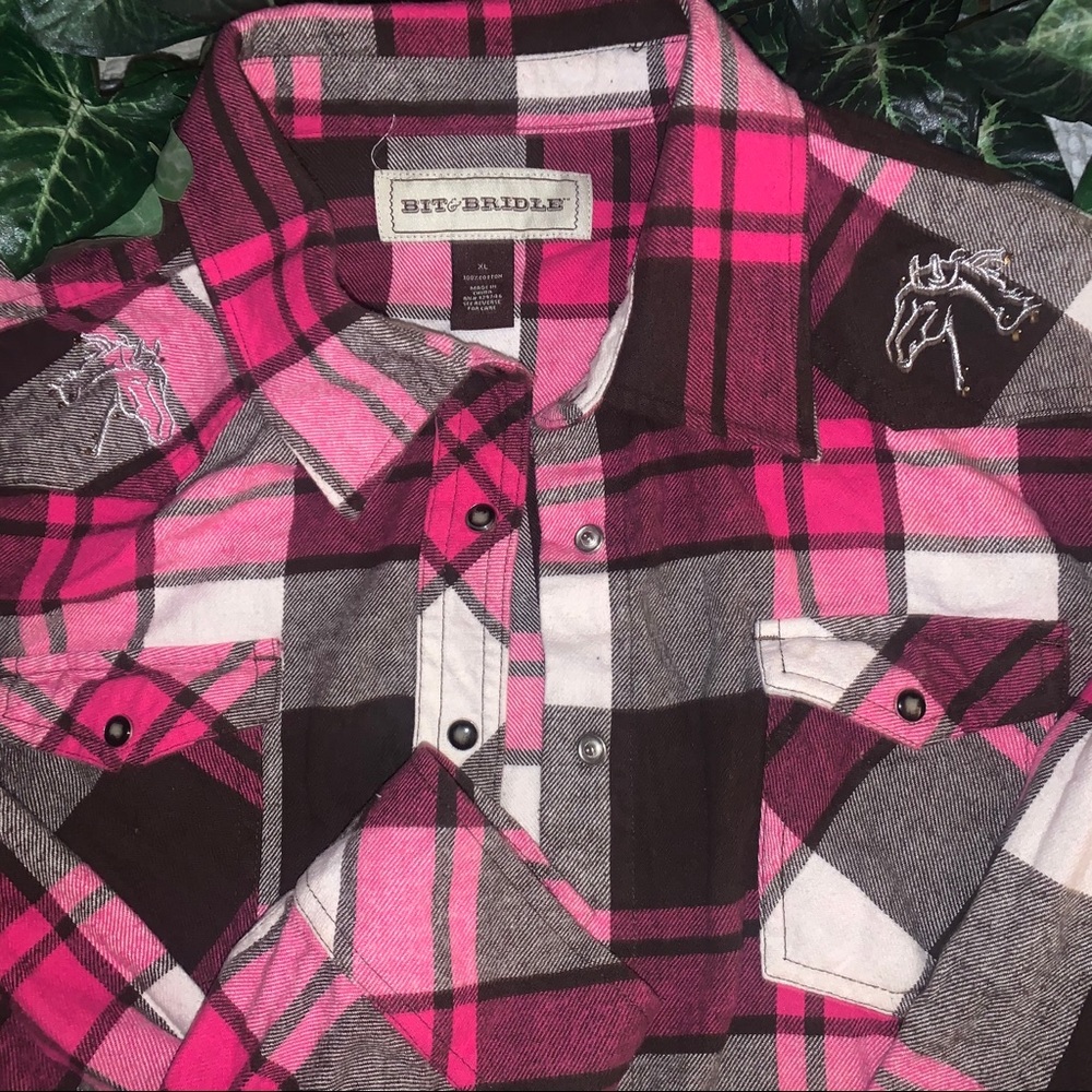 Bit & Bridle flannel